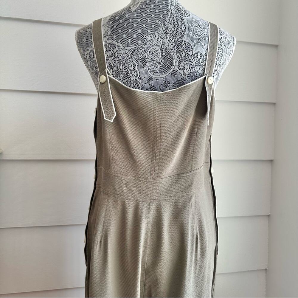 Rag & Bone Tia Tank Jumpsuit In Light Olive Size … - image 7